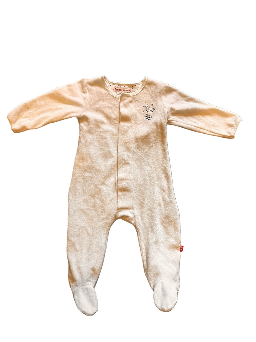 Magnetic me terry cloth footie sleeper